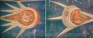 Óvni em pintura antiguidade o ufo nas crucificação.