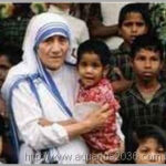 Agnes gonxha bojáxhiu a missionárias da caridade.