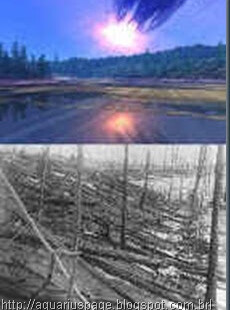 Siberia Tunguska Local Ovni Salvou Terra nave extraterrestre salvou a terra do fim.