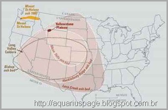 Caldeira do yellowstone vulcão yellowstone pode estar prestes a explodir.