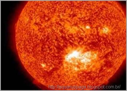 A tempestade solar que atingiu a terra no sábado