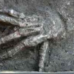 Maos Gigantes Encontradas Arqueologos — Mãos humanas enormes encontradas por arqueólogos egípcios.