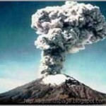 Vulcao Qual Ovni Penetrou Mexico — Óvni gigante penetra o vulcão Popocatepetl.