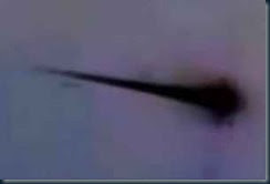 Meteoro destruido disco voador
