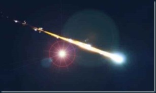 Meteror inteceptado ufo meteoro na rússia explodido por um ufo.