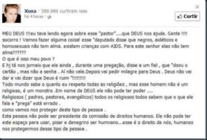 Pastor homofóbico vai presidir Comissão de Direitos Humanos 1 xuxa