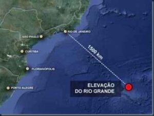Continente afundado brasil
