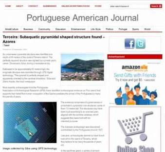 Acores pirâmides submersa descoberta pirâmide subaquática nos açores.