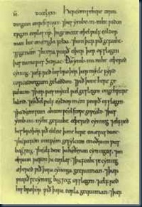 Conto manuscrito anglo saxon chronicle