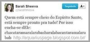 As línguas estranhas das igrejas evangélicas pentecostais 6 Linguas sarah sheeva