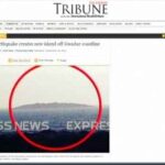 Nova ilha gwadar ilhas surgem no paquistão.