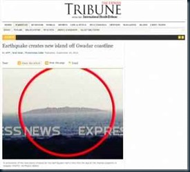 Nova ilha gwadar ilhas surgem no paquistão.