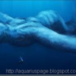 Criatura no Artico ningen - as criaturas humanoides gigantes da antártida.