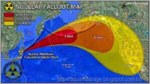 28 provas que a Califórnia está sendo fritada pela radiação de Fukushima 1 Pluma ratioativa fukushima