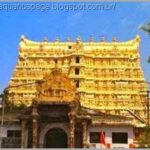Vimana templo índiano sri padmanabhaswamy o templo sri padmanabhaswamy.