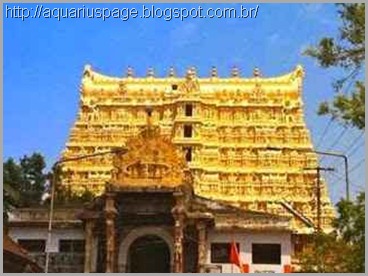 Vimana templo índiano sri padmanabhaswamy o templo sri padmanabhaswamy.