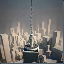 Antena freedom tower sons estranhos das antigas torres gêmeas.