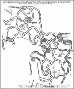 Mapa tuneis reptiles los angeles