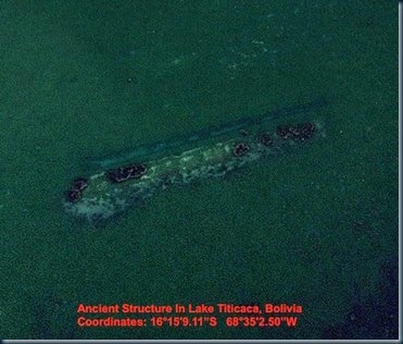 Arca de Noé, templo Inca ou óvni encontrada no lago Titicaca ?