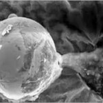 Esfera Extraterrestre Atmosfera esfera com material biológico vinda do espaço.