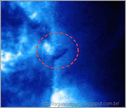 Ufo do tamanho da Terra foi flagrado pela NASA usando o Sol como Stargate
