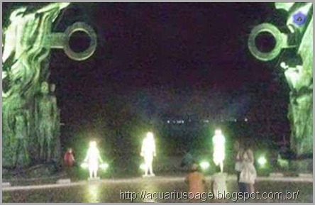 Entidades de luz capturadas por diversa câmeras ao redor do mundo