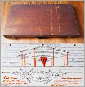 Caixa desenhos extratérrestrês ufo