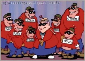 Manifestações 2015, golpistas em prol da soberania americana (EUA) 2 Mídia medatica burguesia