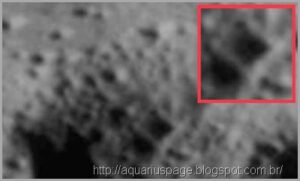 Base alienígena lua bombardeada nasa