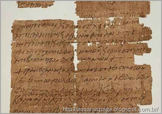 Papiro de 1.500 anos de idade, que sugere o uso de magia entre cristãos