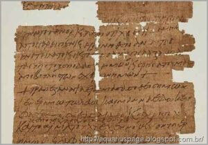 Papiro de 1.500 anos de idade, que sugere o uso de magia entre cristãos 1 Papiro Sugere Magia Entre Cristaos