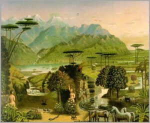 Agricultura e pastoreio, um presente dos deuses anunnaki de Nibiru 6 Járdim eden homem