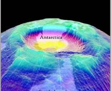 Vista Cima Entrada Argatha — Há um outro Sol e civilização humana no interior da Terra (Agartha)?.