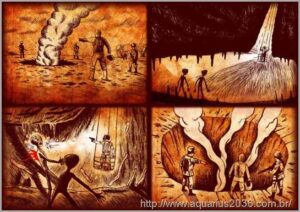 Alienígenas greys e humanos em guerra na base de Duce em 1979 8 Luta Contra Alienigenas Base Subterranea Dulce