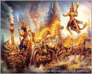 Mohenjo Daro, o local da batalha dos deuses alienígenas Anunnaki 13 Carruagens aladas guerras deuses