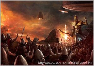 Mohenjo Daro, o local da batalha dos deuses alienígenas Anunnaki 5 Guerra deuses anunnaki