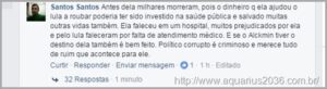 "Marisa Letícia com AVC, vai para o SUS, sofre e morre lá praga” (manifesto de direita) 1 Odio dos Coxinhas Marisa
