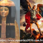 mumia de 1300 anos com tatuagem do arcanjo miguel