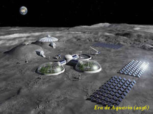 Astronautas fotografaram uma “cidade alienígena” na Lua ? 3 Base lua utopica para futuro